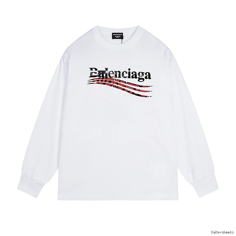 Balenciaga retro-style white T-shirt