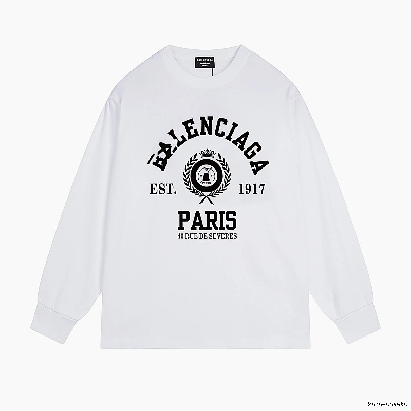 Balenciaga retro-style white T-shirt