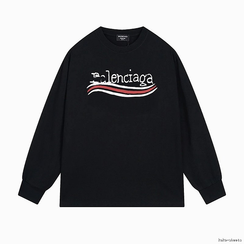Balenciaga wavy black sweatshirt