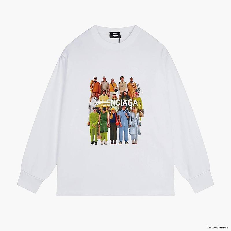 Balenciaga white sweatshirt with character prints