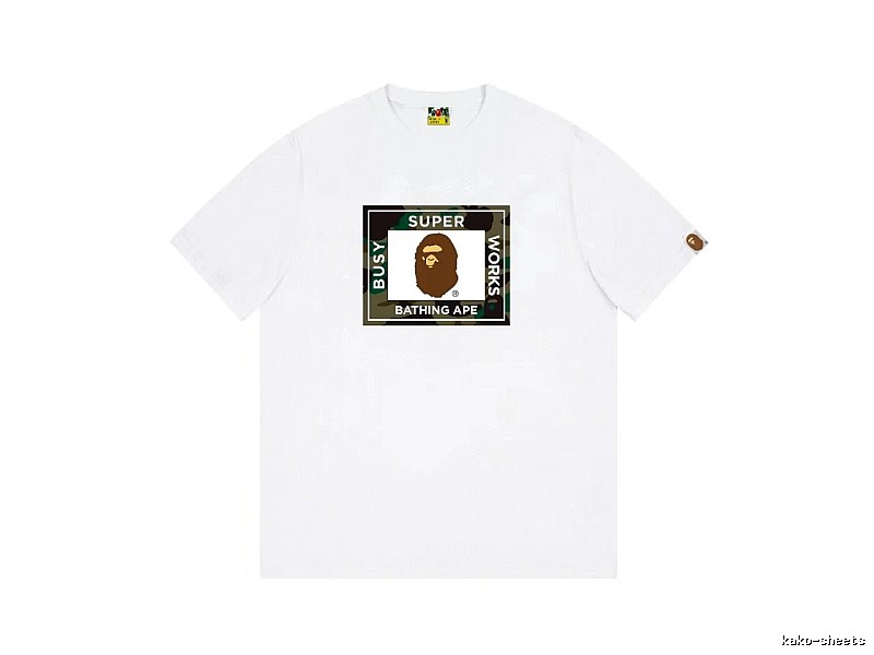 Bape Ape Head Camouflage Style Short-sleeve Shirt
