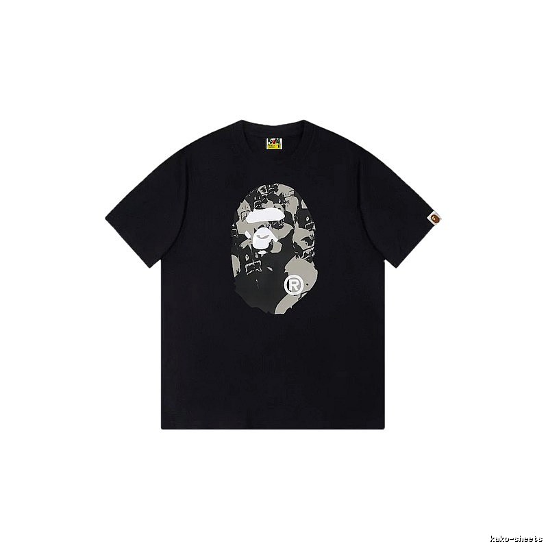 Bape Ape Head Camouflage Style Short-Sleeve Shirt