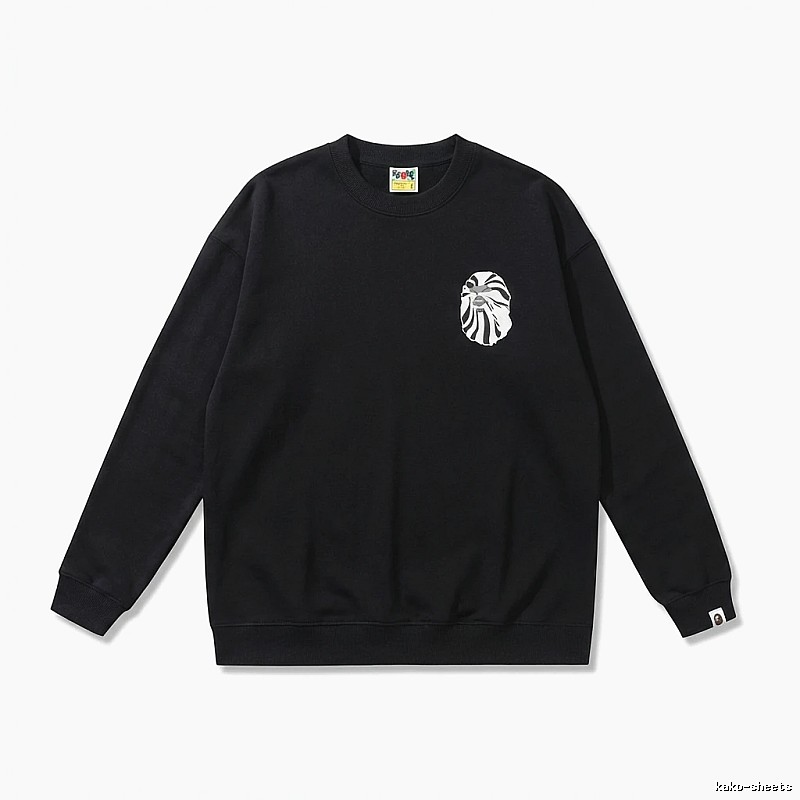 Bape Ape Head Casual Black Sweatshirt