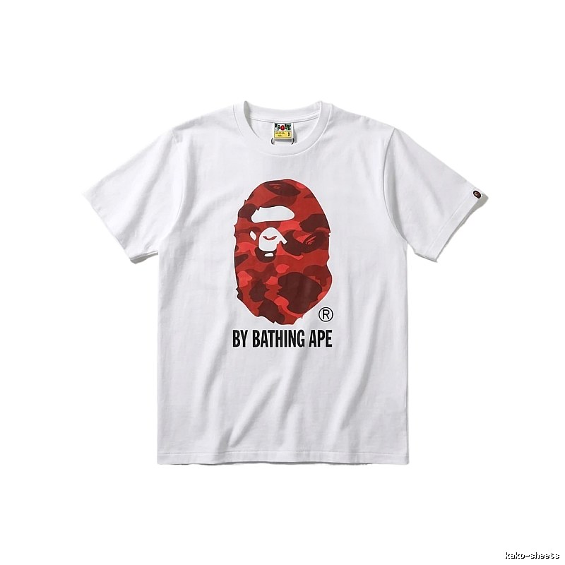 Bape ape head print white T-shirt