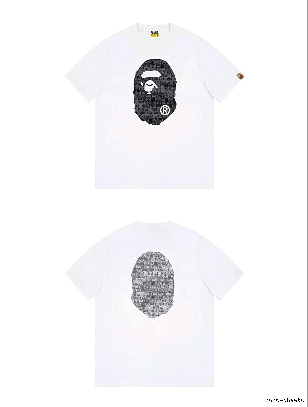 Bape Ape Head Simple White T-shirt