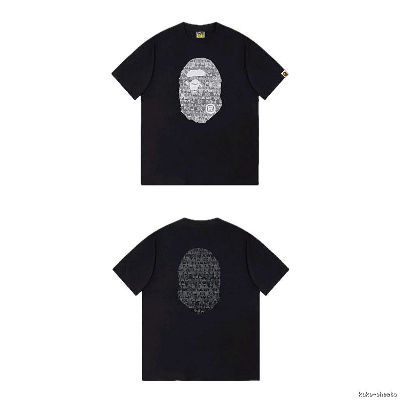 Bape Ape Head Trendy and Cool Black T-shirt