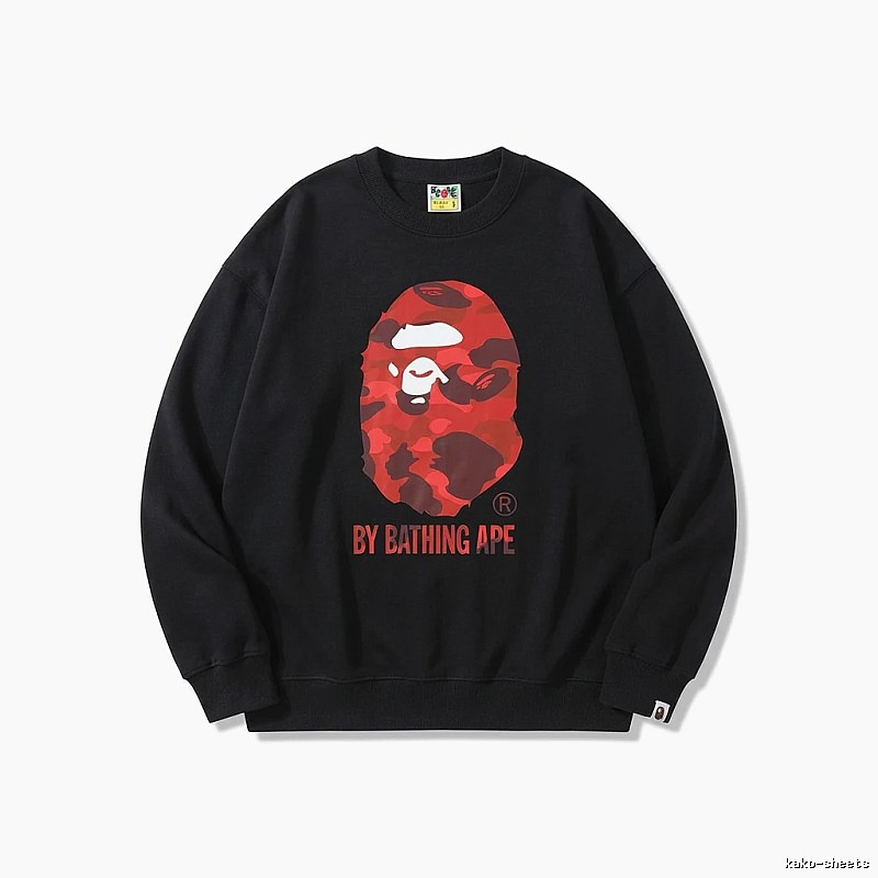 Bape camouflage style black sweatshirt