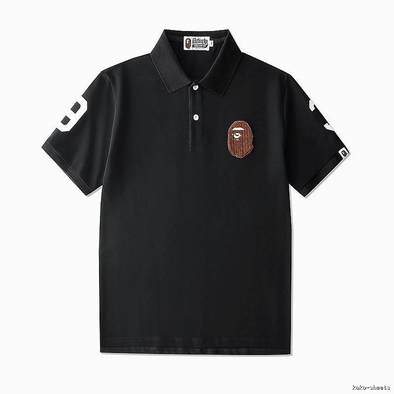 BAPE Casual Polo shirt White Polo Ape for Streetwear Looks