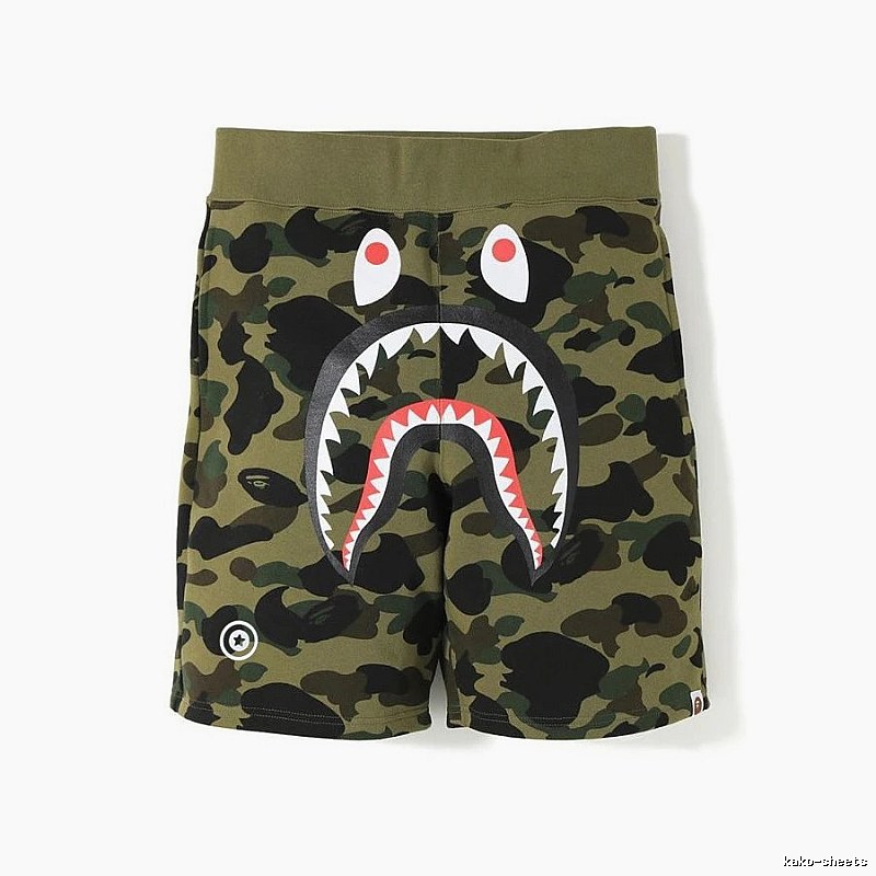 Bape Shark Camouflage Shorts