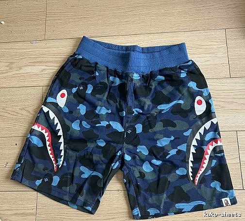 Bape Shark Camouflage Shorts