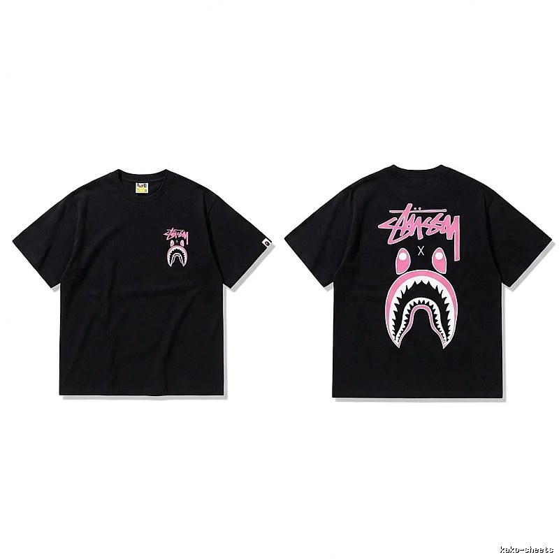 Bape Shark Co-branded Black T-shirt