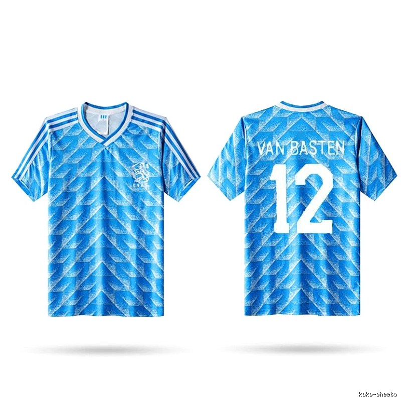 Brazil Logo Detail Soccer jersey Blue Brazil Football with Functional Detail
