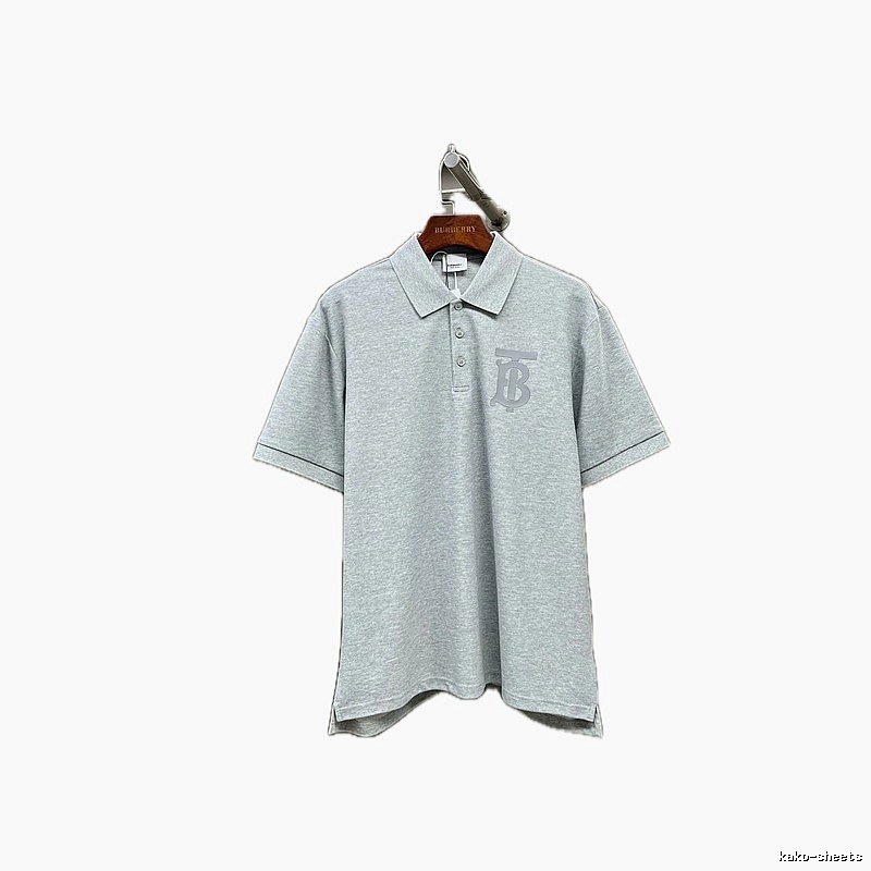 Burberry classic grey polo shirt