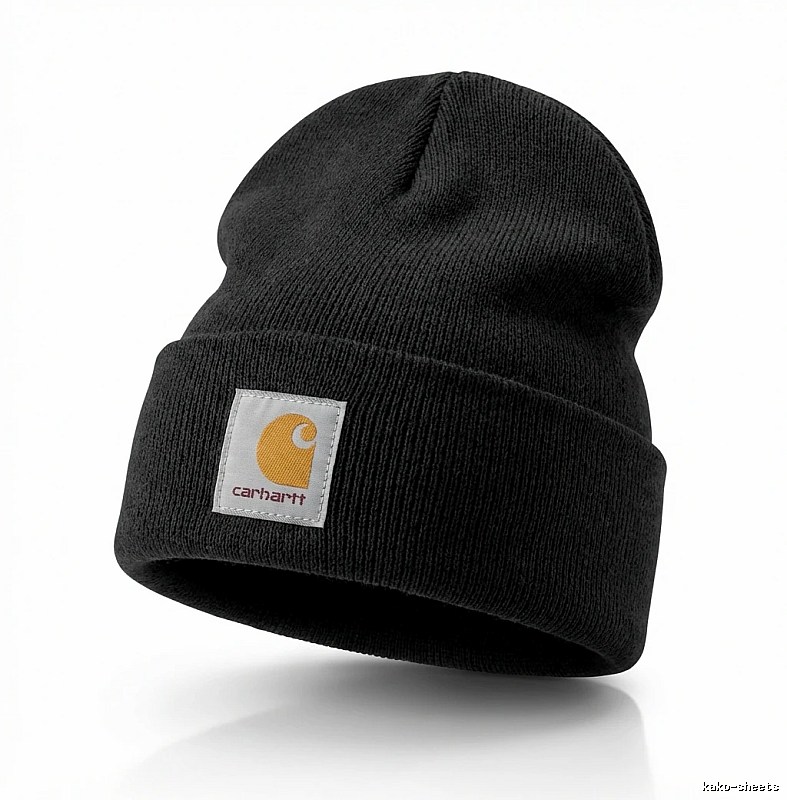 Carhartt classic black beanie