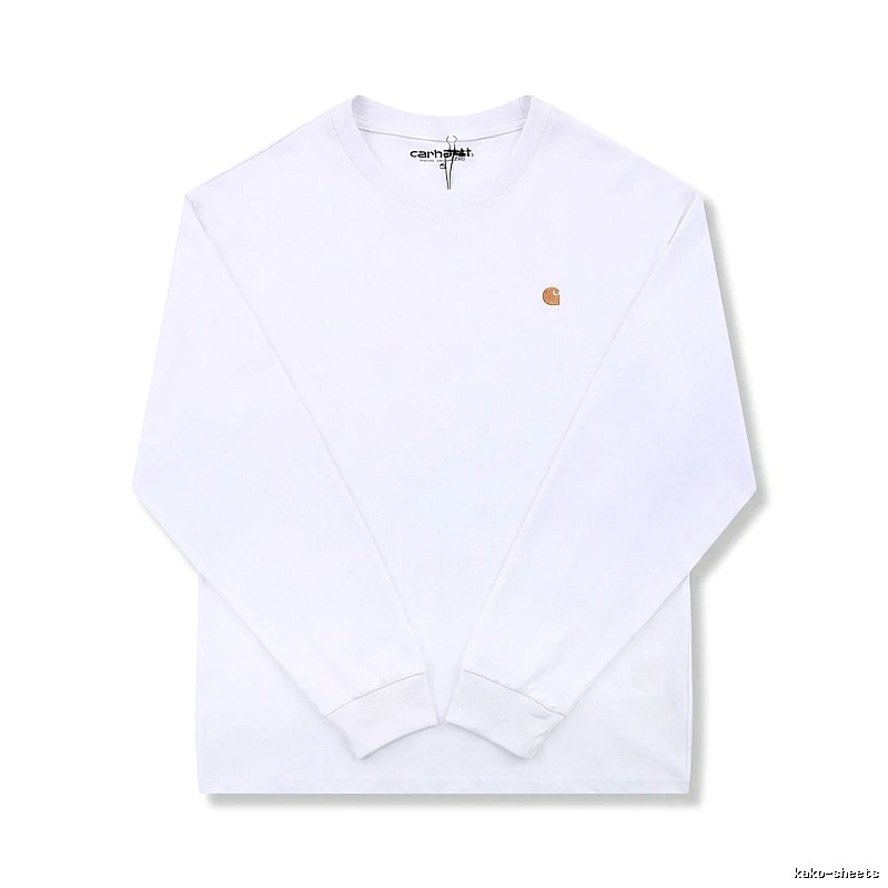 Carhartt classic simple style white sweatshirt