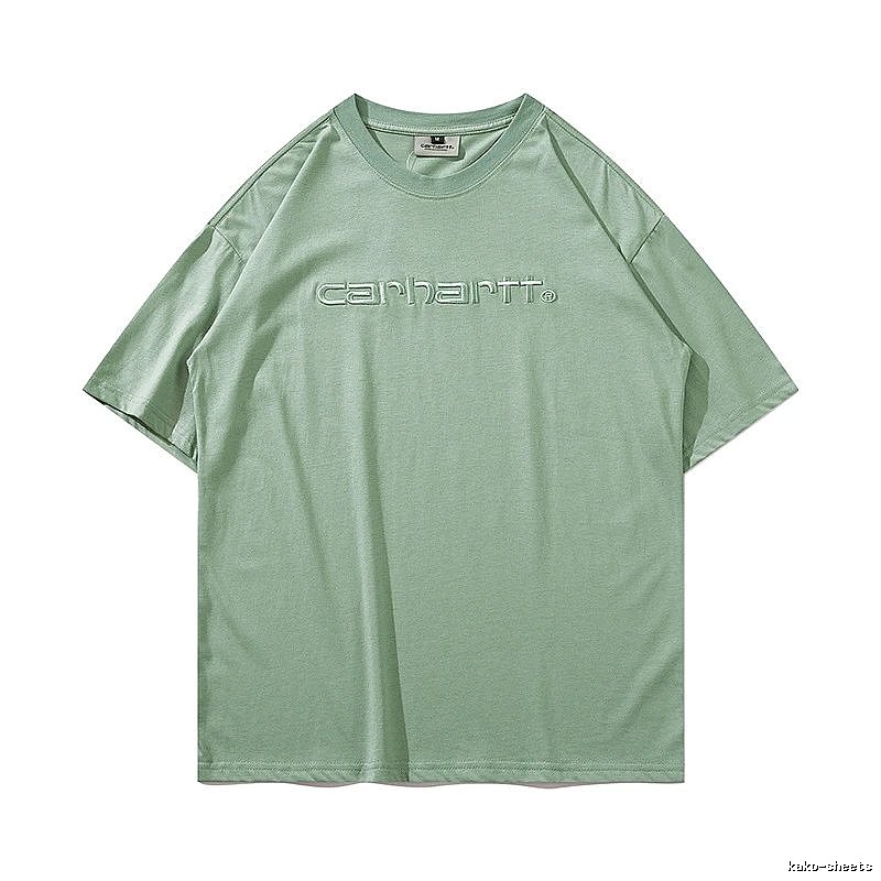 Carhartt Travel Logo T-shirt Light Blue Subtle with Modern Look