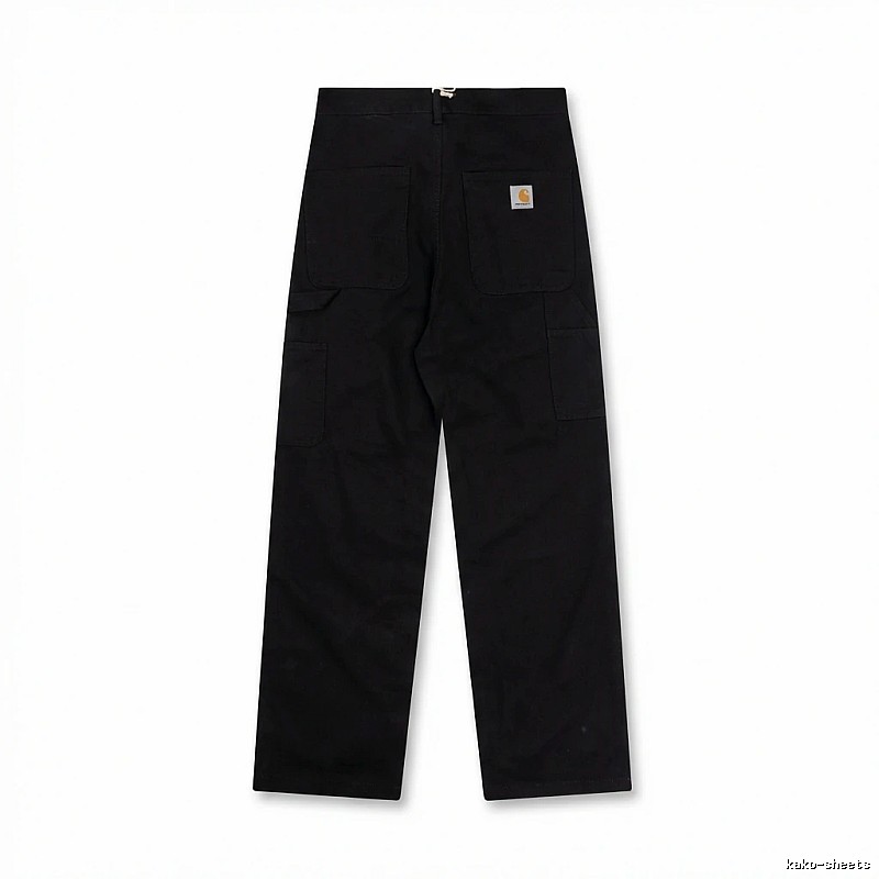Carhartt workwear style black long trousers