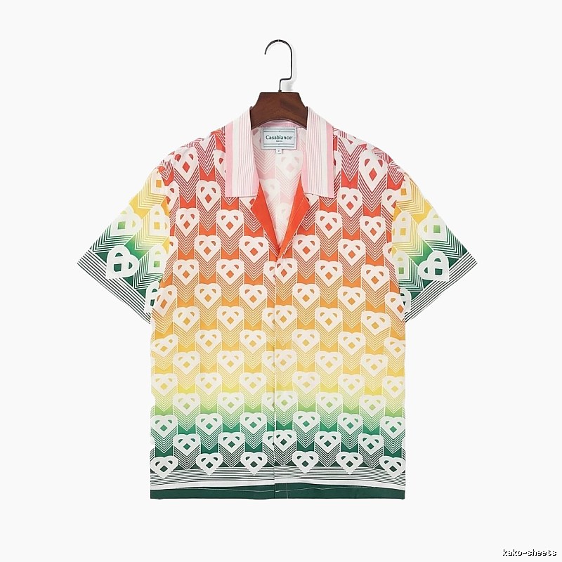 Casablanca Rainbow Gradient Style Shirt