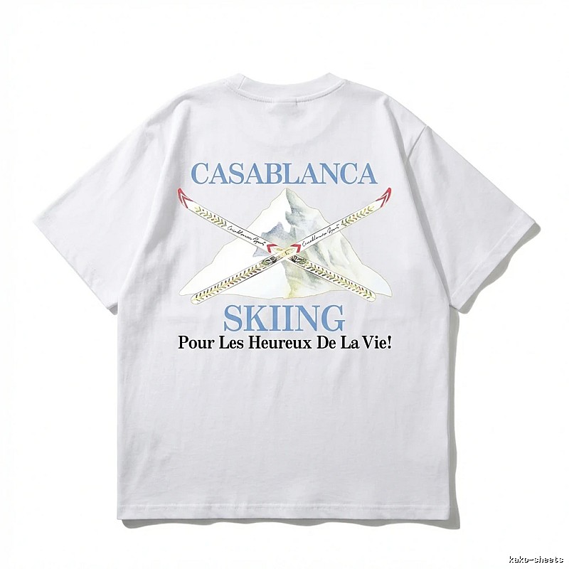 Casablanca Ski Style White T-shirt