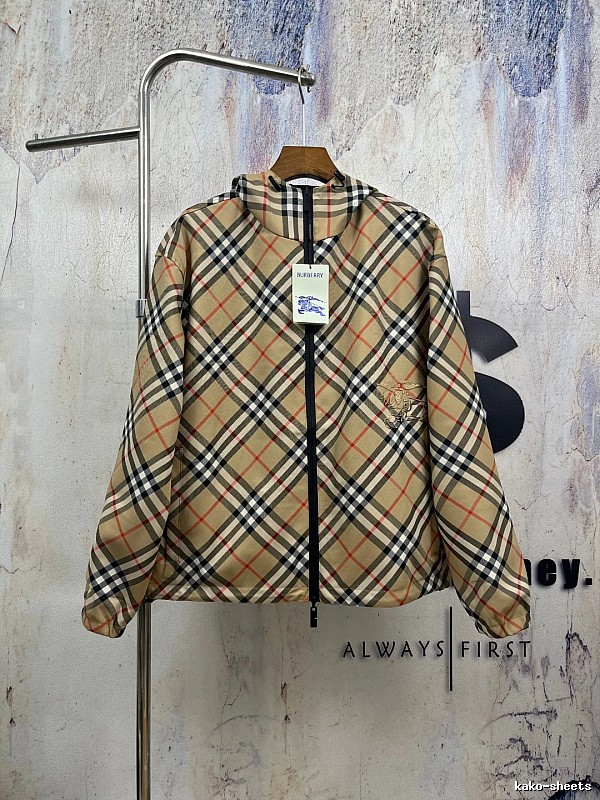 Check Zip Burberry Zip Jacket for Holiday Trips