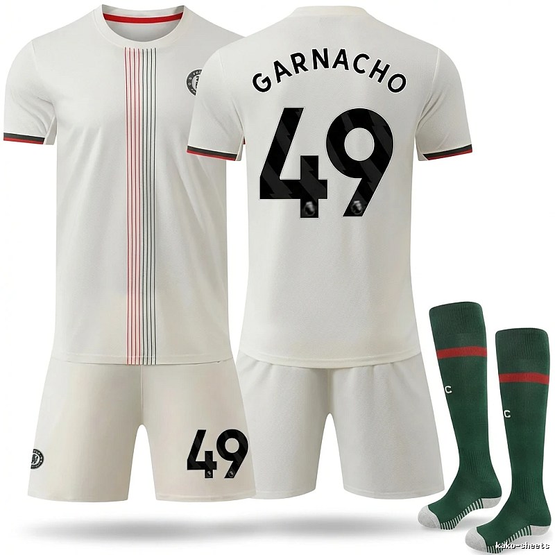 Chelsea Garnacho series white football jerseys