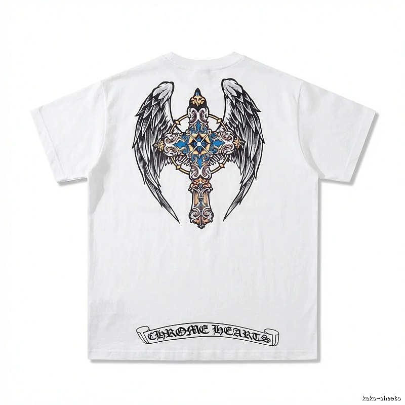 Chrome Hearts Angel Cross White T-shirt