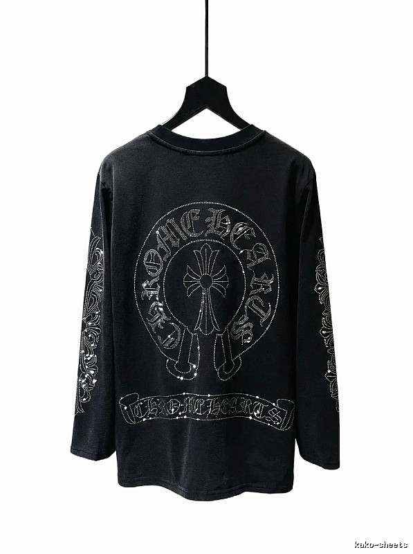 Chrome Hearts Cross Dark Style Black T-shirt