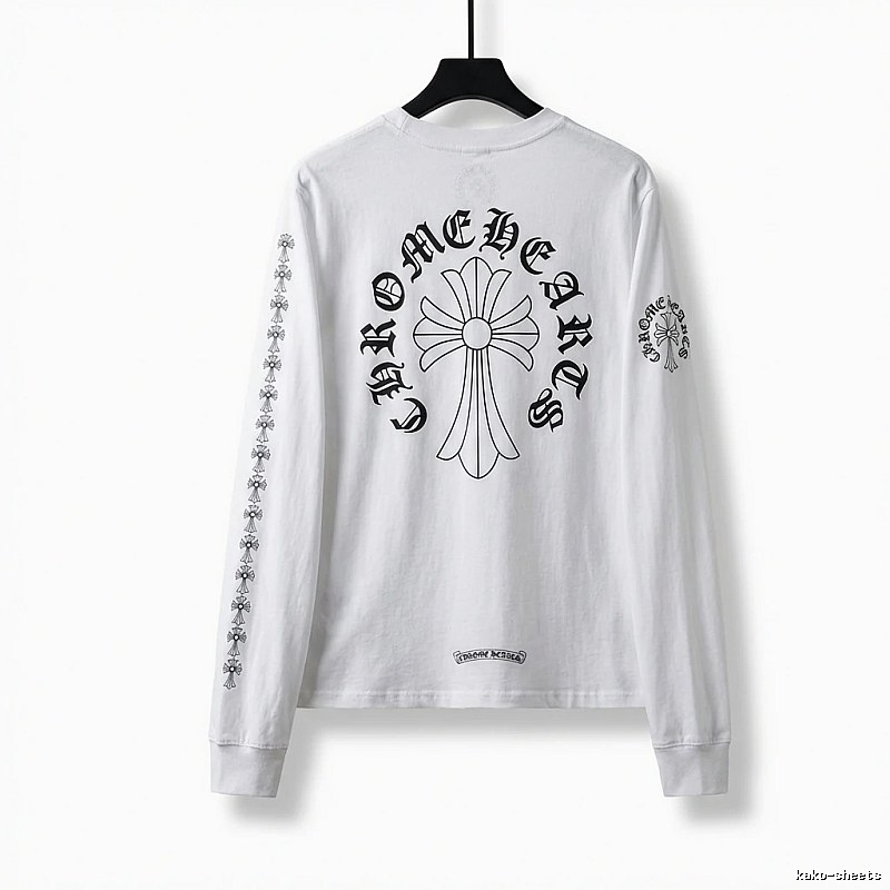 Chrome Hearts Cross Dark Style White T-shirt