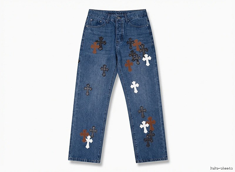 Chrome Hearts Cross Denim Pants