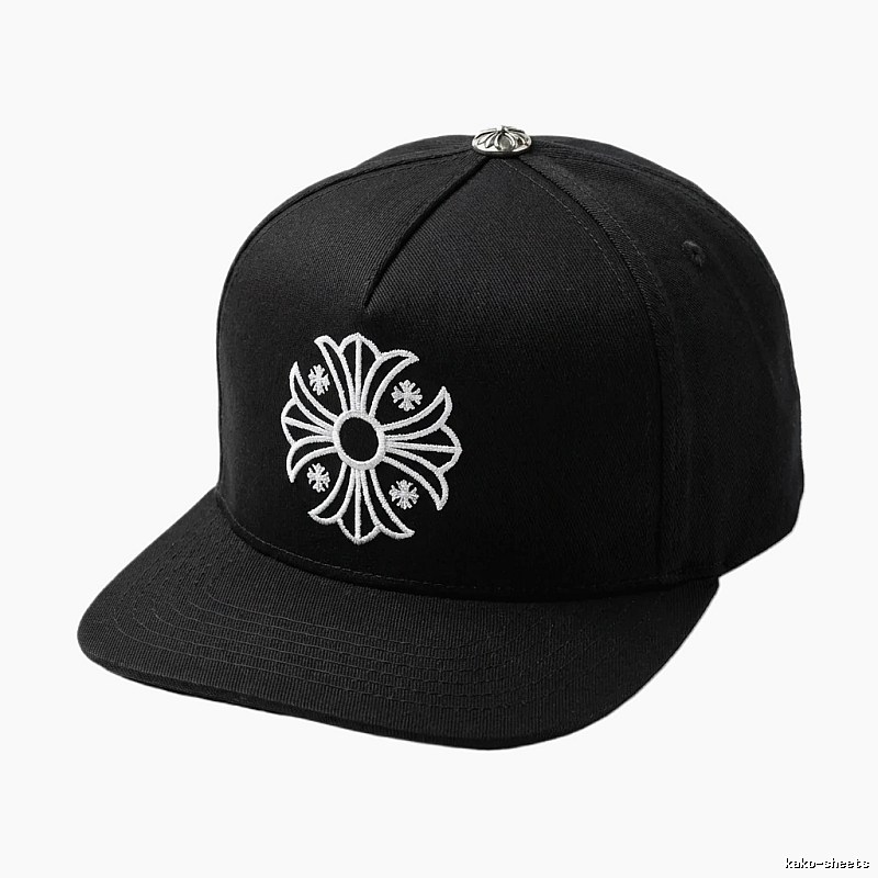 Chrome Hearts Cross Flower Retro Black Hat