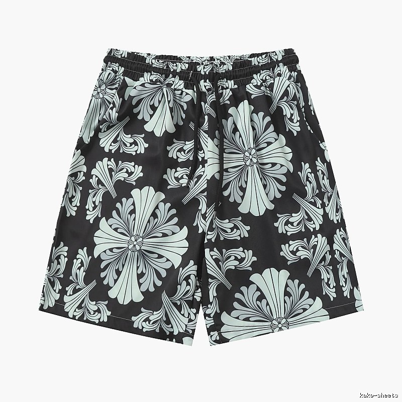 Chrome Hearts Cross Flower Trendy Brand Shorts