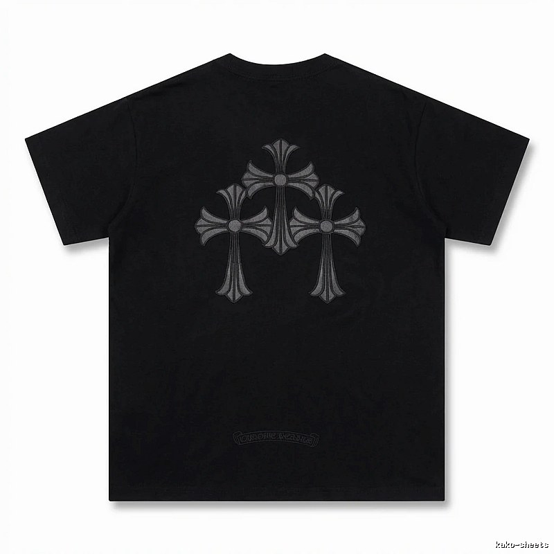 Chrome Hearts Cross Print Black T-shirt