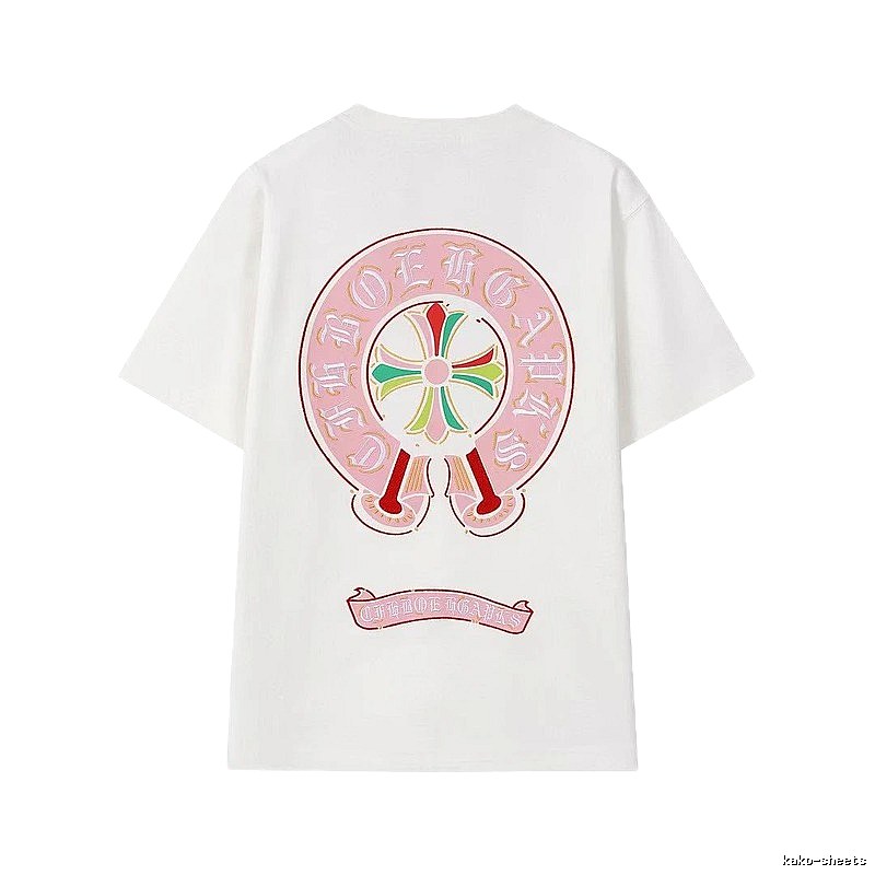 Chrome Hearts Cross Print Street Style Off-white T-Shirt