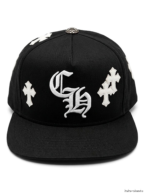 Chrome Hearts Cross Streetwear Black Hat