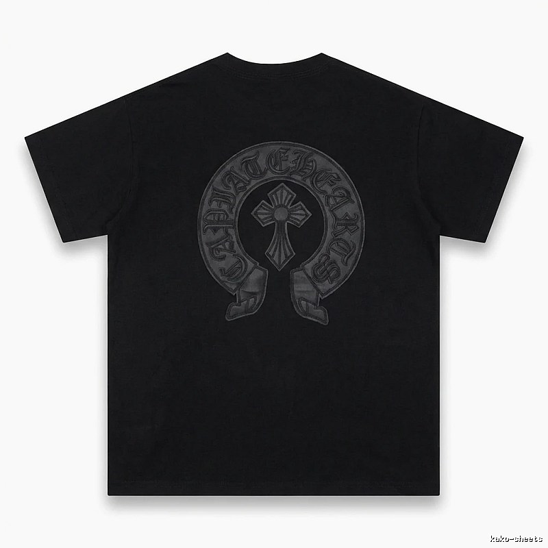 Chrome Hearts Cross Vintage Black Short-sleeve Shirt
