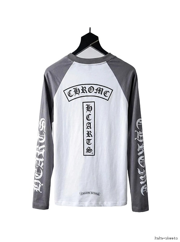 Chrome Hearts Dark Style Gray Long-sleeved Shirt