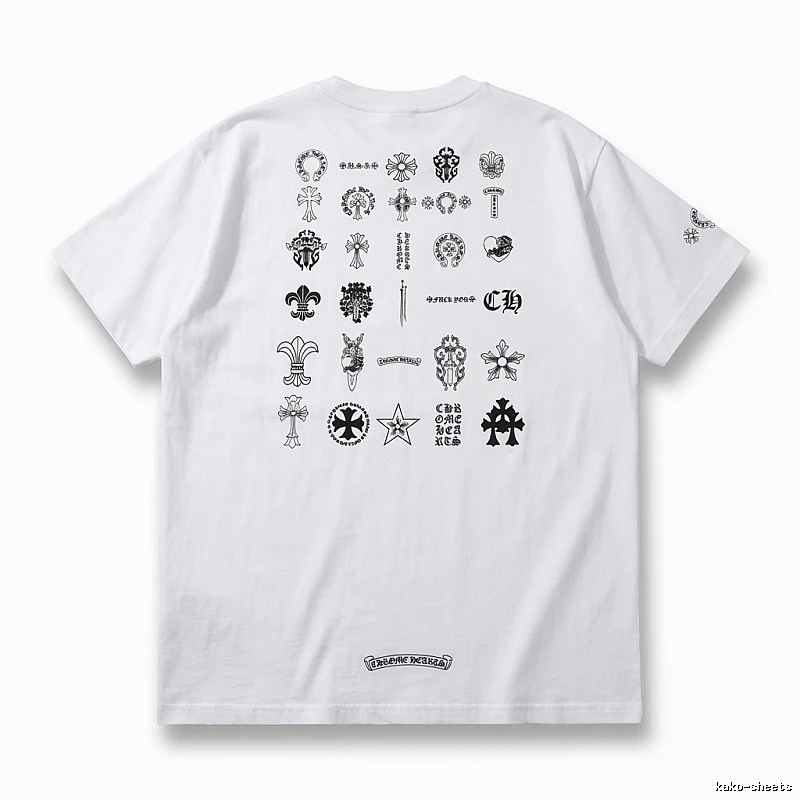 Chrome Hearts Dark Style White T-shirt