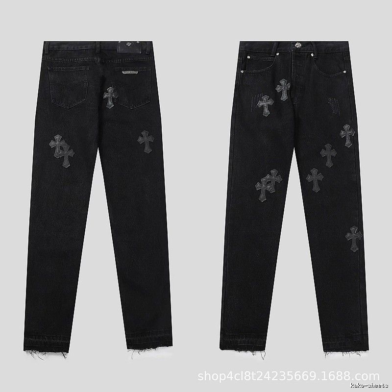 Chrome Hearts Weekend Graphic jeans Light Denim Jeans for Seasonal Looks