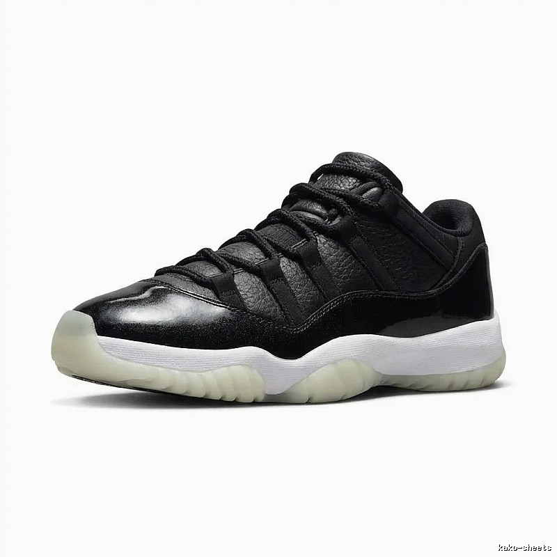 Classic black and white Air Jordan 11 sneakers