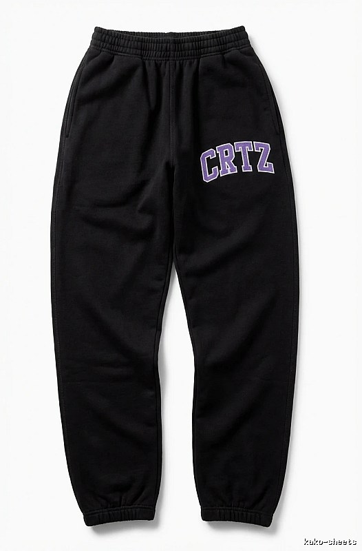 Corteiz CRTZ casual style black pants