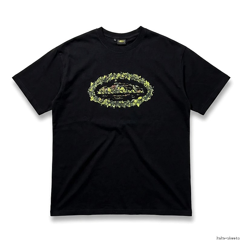 Corteiz Printed Trendy Black T-shirt