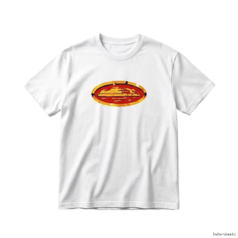 Corteiz Printed Trendy Brand White T-shirt
