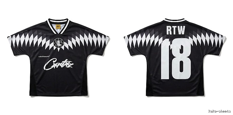 Corteiz RTW Series Black and White Wind Top