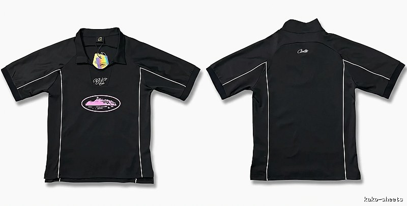 Corteiz sporty black short sleeves