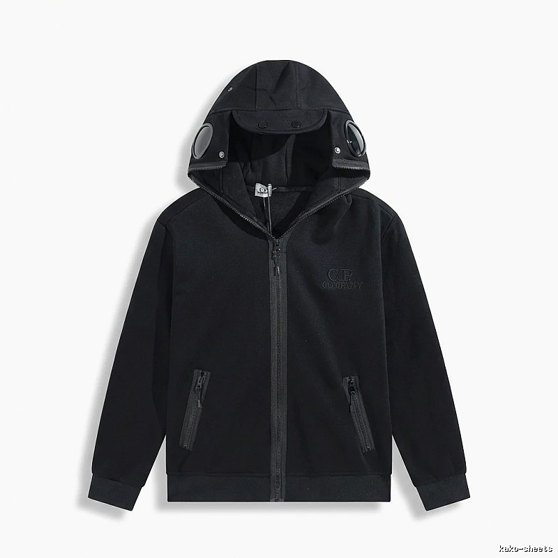C.P. Functional Style Black Hoodie