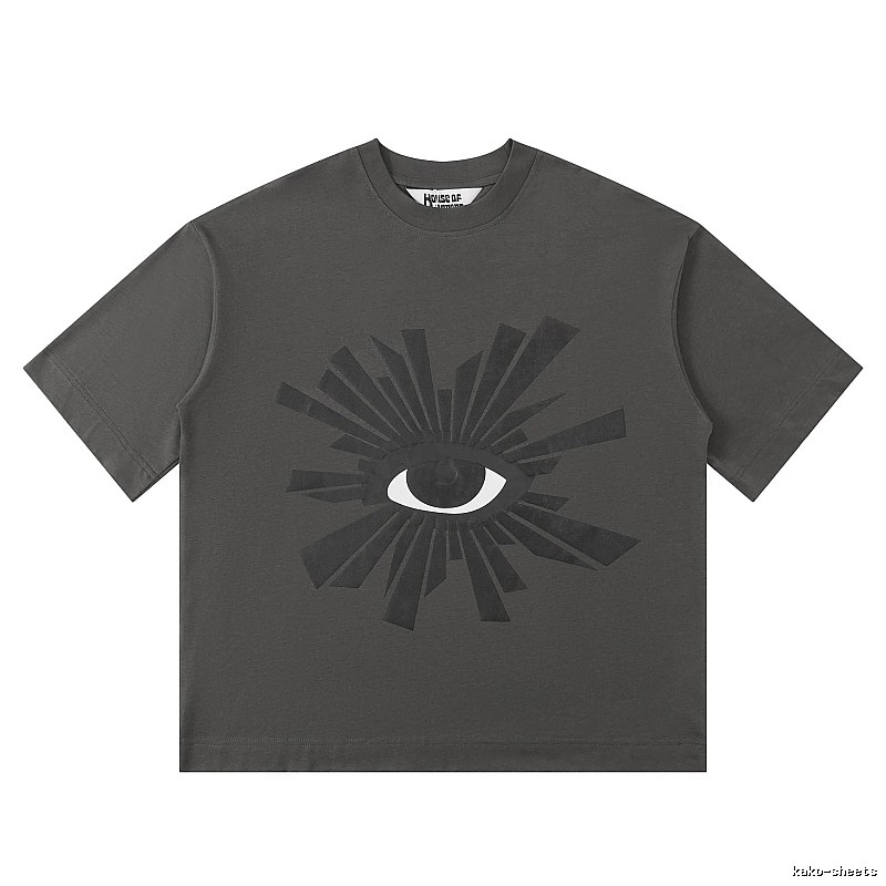 Dark-style gray short-sleeved shirt of House of Errors