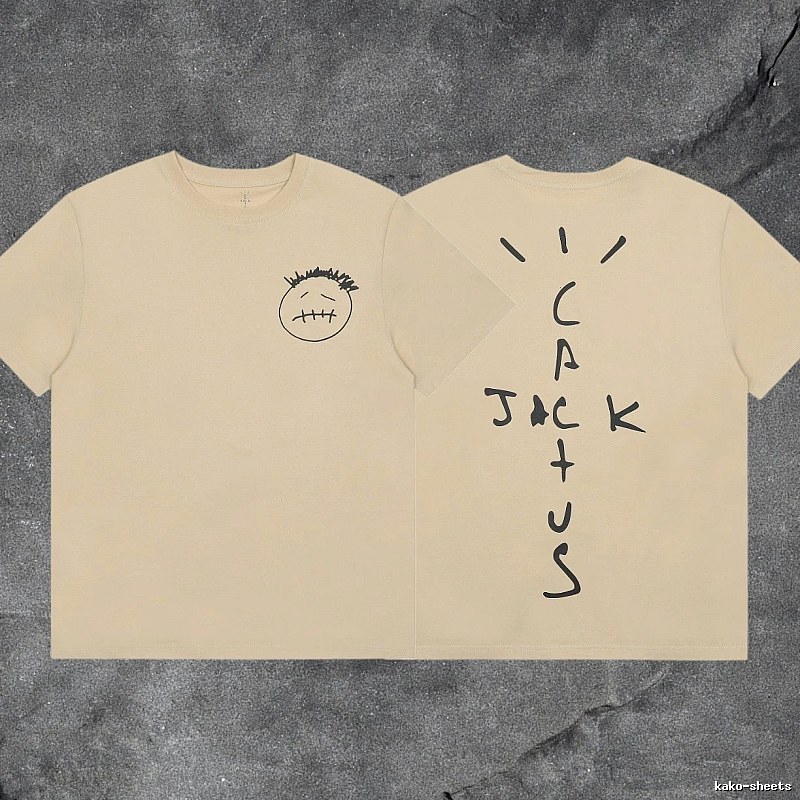 Denim Tears 2031-96 Beige Graphic T-Shirt Warm Weather