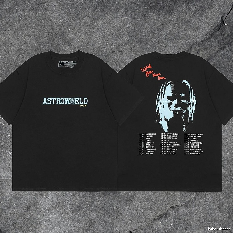 Denim Tears Black Graphic T-Shirt Easy Pairing