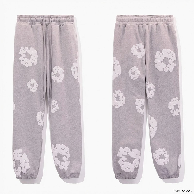 DENIM TEARS Printed Casual Grey Pants