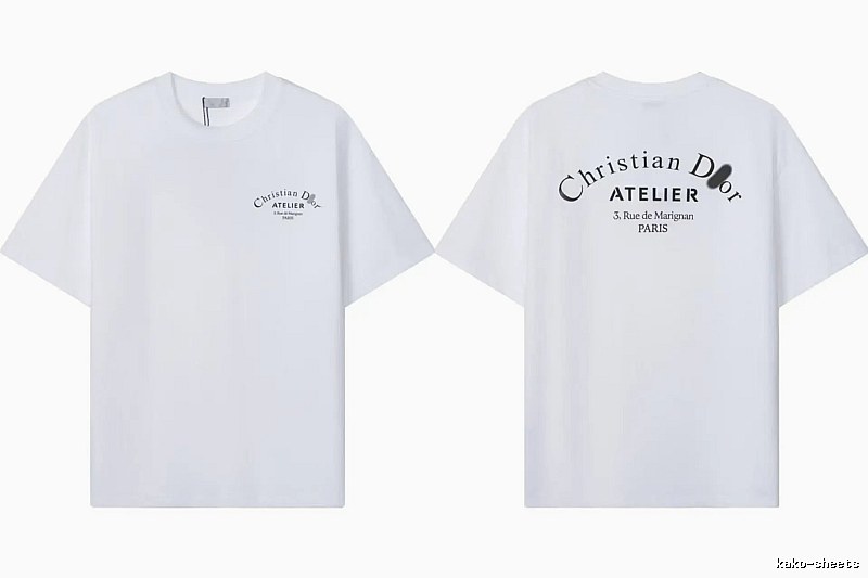 Dior Atelier Minimalist Style White T-Shirt